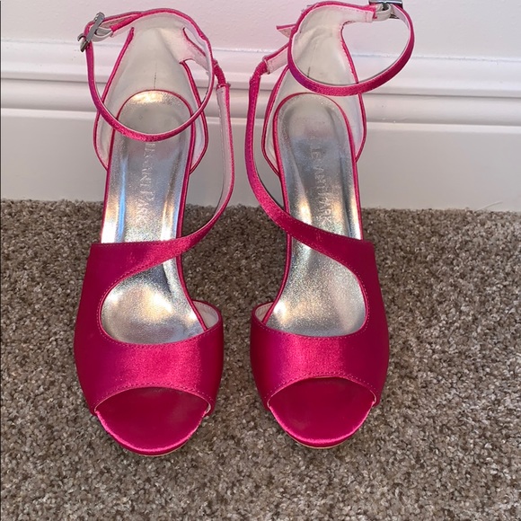 Elegant Park Shoes - Elegant Park Hot Pink Heels